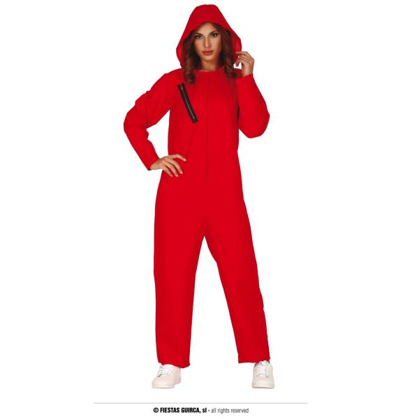 COSTUME CONDANNATO CON CAPPUCCIO ROSSO DONNA VARIE TAGLIE 1 COSTUME CONDANNATO CON CAPPUCCIO ROSSO DONNA VARIE TAGLIE