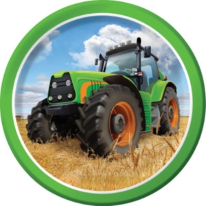 PIATTO Ø17,4 cm. TRATTORE TRACTOR TIME pz.8