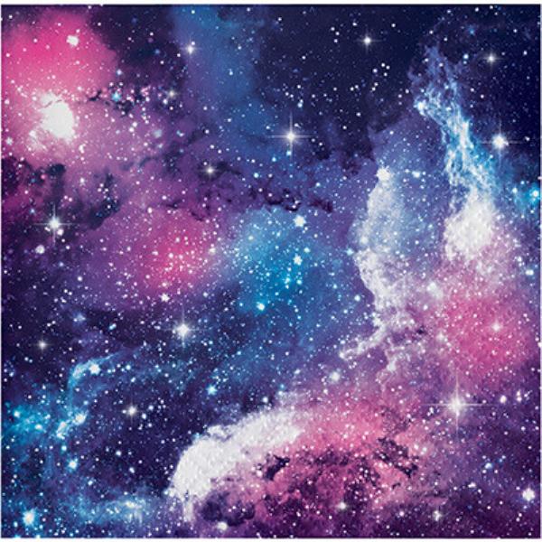 TOVAGLIOLO 25x25 cm. GALAXY PARTY pz.16 1 TOVAGLIOLO 25x25 cm. GALAXY PARTY pz.16