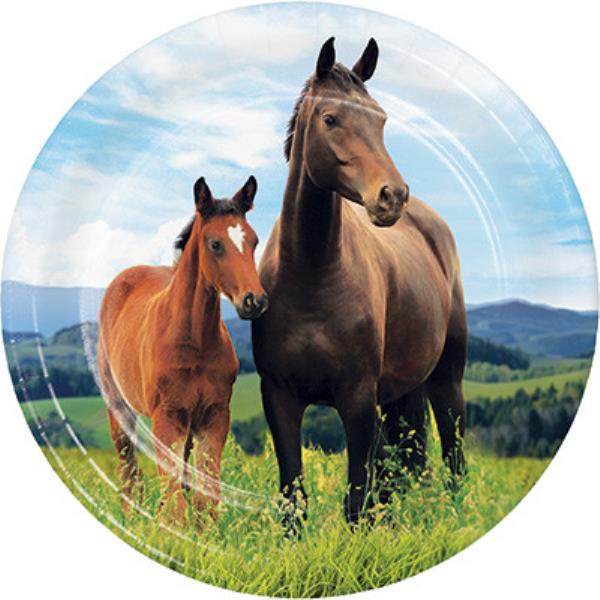 PIATTO Ø17,4 cm. HORSE AND PONY PZ.8 1 PIATTO Ø17,4 cm. HORSE AND PONY PZ.8