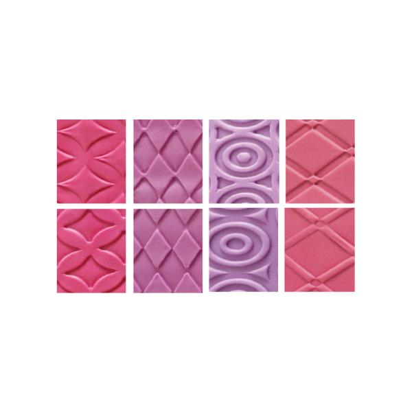 KIT 4 FOGLI DECORI EFFETTO GEOMETRICO 2 KIT 4 FOGLI DECORI EFFETTO GEOMETRICO