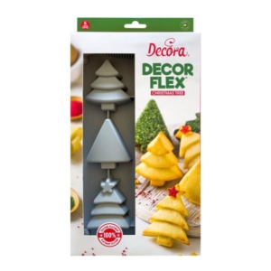 STAMPO IN SILICONE ALBERI DI NATALE 6 CAVITA'