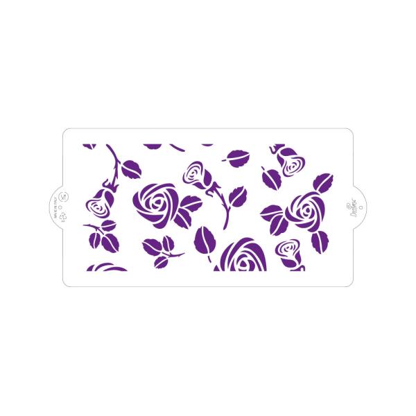 STENCIL ROSE CM.15X30 cm