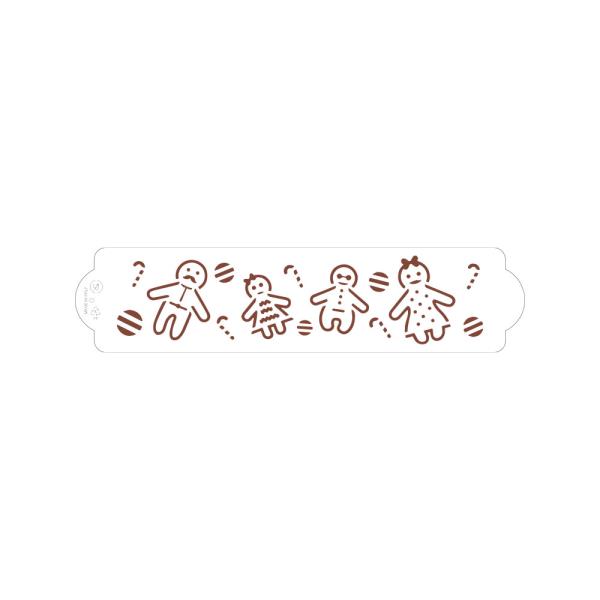 STENCIL GINGERBREAD FAMILY 1 STENCIL GINGERBREAD FAMILY