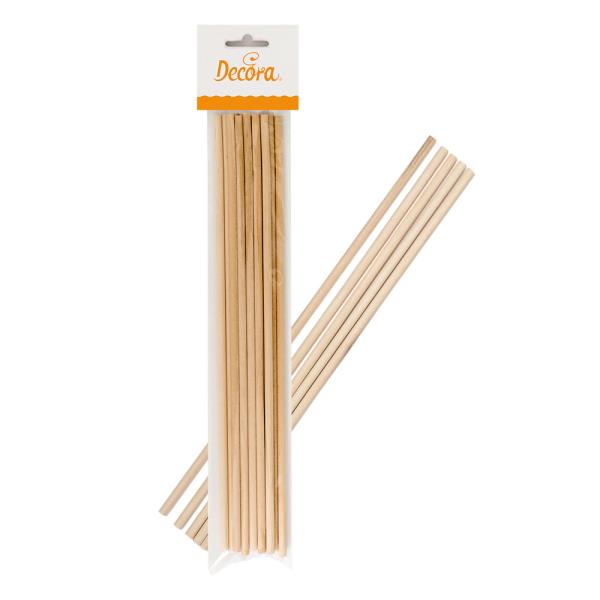 BASTONCINI IN LEGNO LOLLIPOP D.6 H.30 CM PZ.12 1 BASTONCINI IN LEGNO LOLLIPOP D.6 H.30 CM PZ.12