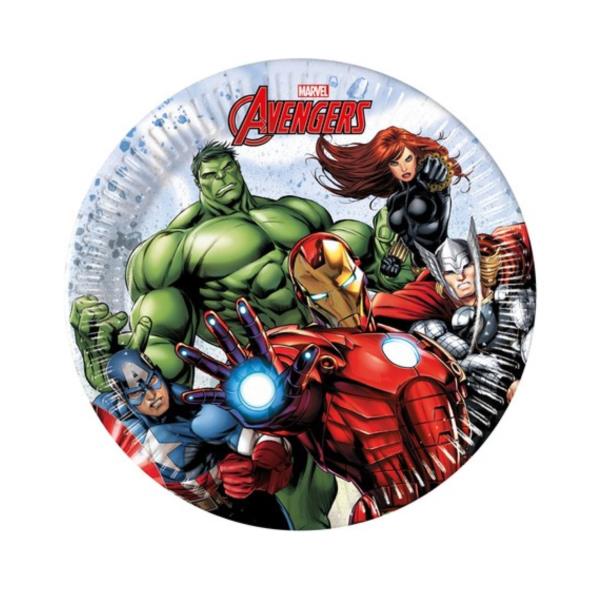 PIATTO Ø19,5 cm. AVENGERS pz.8 1 PIATTO Ø19,5 cm. AVENGERS pz.8