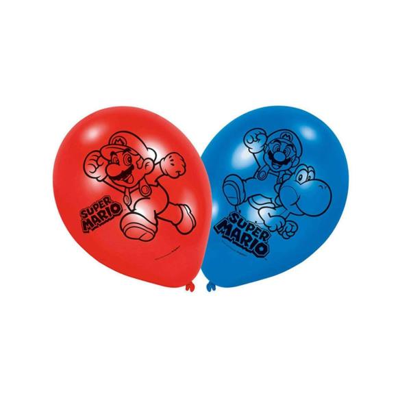 PALLONCINO LATTICE SUPER MARIO PZ.6 1 PALLONCINO LATTICE SUPER MARIO PZ.6