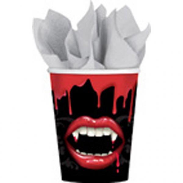 BICCHIERE FANGTASTIC DENTI DRACULA 1 BICCHIERE FANGTASTIC DENTI DRACULA