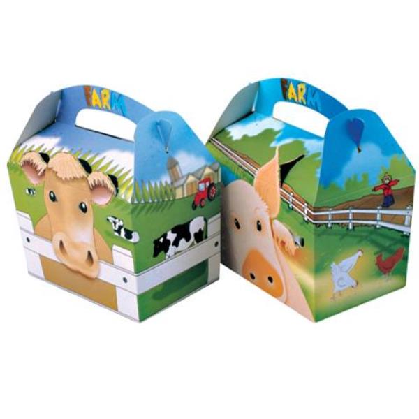 PARTY BOX FATTORIA 14,5x9,5xh10 cm pz.1 1 PARTY BOX FATTORIA 14,5x9,5xh10 cm pz.1