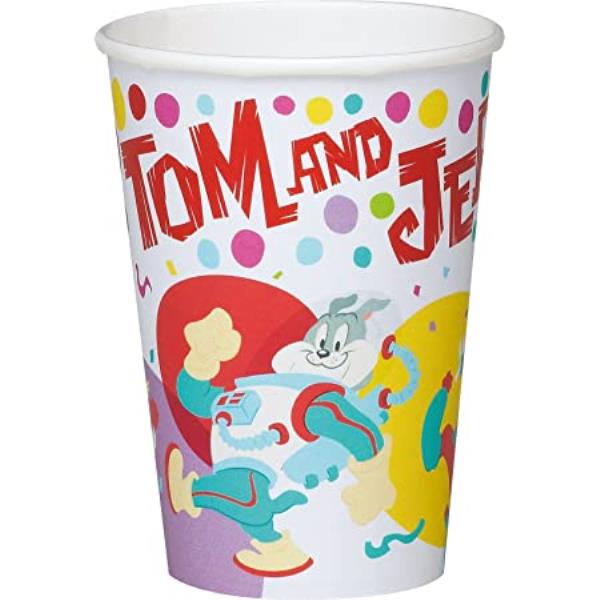 BICCHIERE TOM & JERRY CAKE pz.10 1 BICCHIERE TOM & JERRY CAKE pz.10