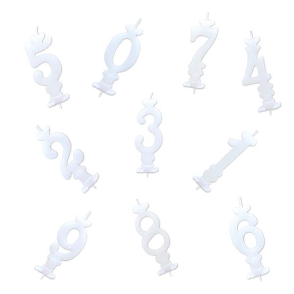 CANDELE CLASSICHE BIANCHE N°0 AL 9 1 CANDELE CLASSICHE BIANCHE N°0 AL 9