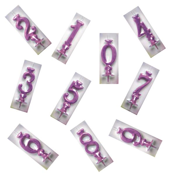 CANDELE CLASSICHE GLICINE N°0 AL 9 1 CANDELE CLASSICHE GLICINE N°0 AL 9
