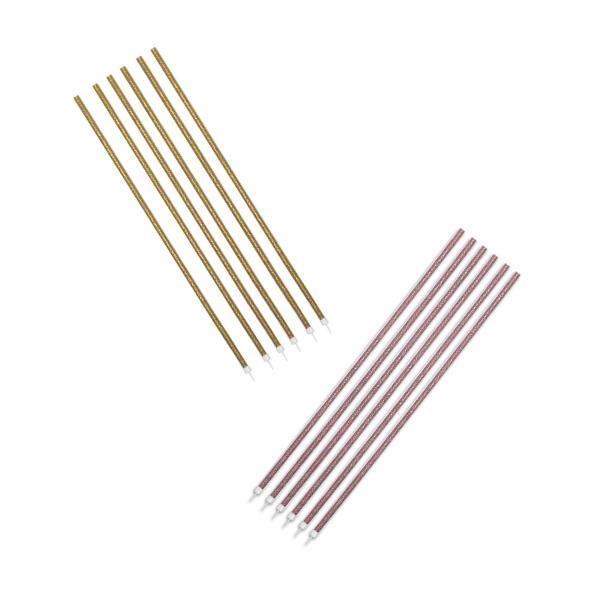 CANDELE FILI DI LUCE GLITTER DISPONILI IN DIVERSI COLORI PZ.16 1 CANDELE FILI DI LUCE GLITTER DISPONILI IN DIVERSI COLORI PZ.16