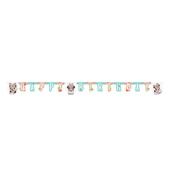 FESTONE HAPPY BIRTHDAY MINNIE TROPICAL mt.2,10 1 FESTONE HAPPY BIRTHDAY MINNIE TROPICAL mt.2,10