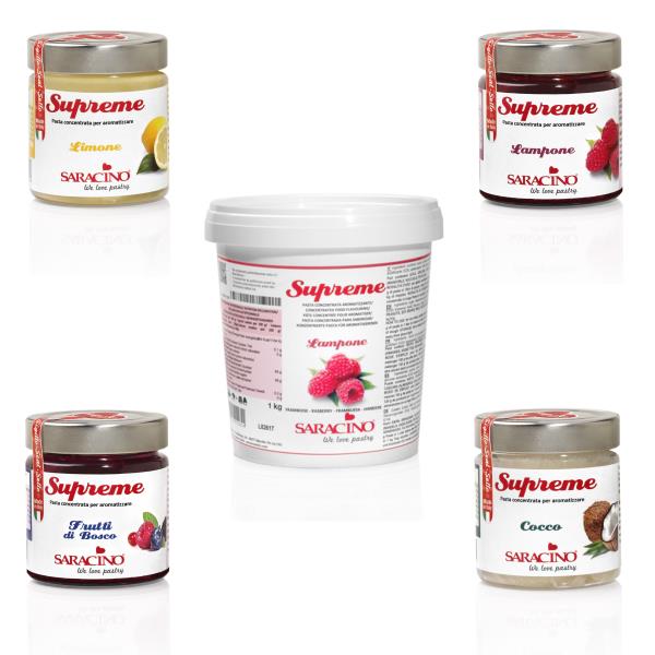 PASTE AROMAMATIZZANTI GUSTI FRUTTA SENZA GLUTINE SARACINO
