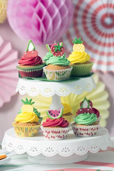 DECORAZIONI IN ZUCCHERO FRUTTI TROPICALI PZ.6 2 DECORAZIONI IN ZUCCHERO FRUTTI TROPICALI PZ.6