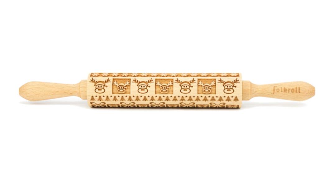 MATTARELLO LEGNO MEDIUM CHRISTMAS JOY pz.1 1 MATTARELLO LEGNO MEDIUM CHRISTMAS JOY pz.1