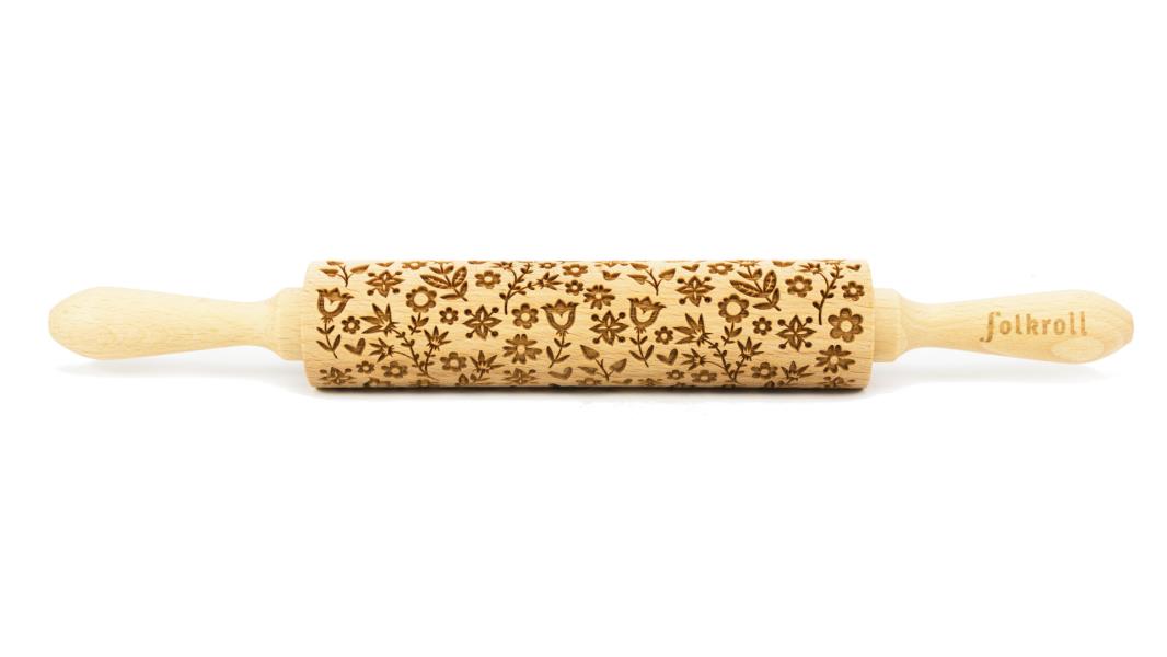 MATTARELLO LEGNO MEDIUM FLOWER POWER pz.1 1 MATTARELLO LEGNO MEDIUM FLOWER POWER pz.1