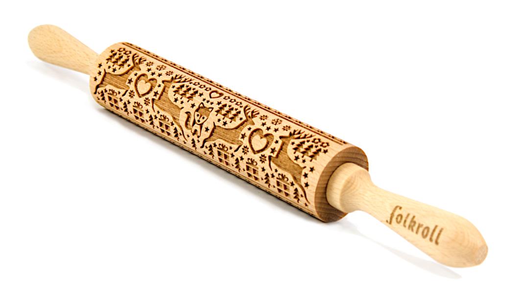 MATTARELLO LEGNO MEDIUM MAGIC CHRISTMAS pz.1 2 MATTARELLO LEGNO MEDIUM MAGIC CHRISTMAS pz.1