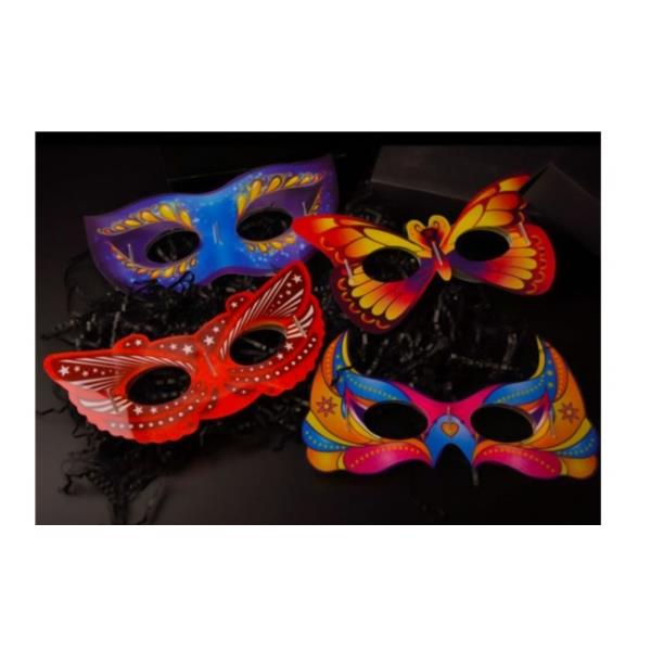 MASCHERA CARNEVALE LUMINOSA GLOW pz.1 3 MASCHERA CARNEVALE LUMINOSA GLOW pz.1