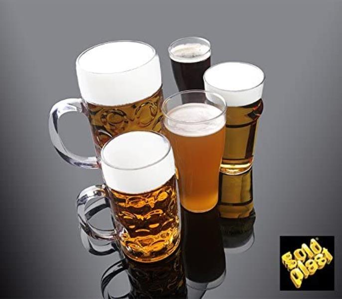 BOCCALE BIRRA 0.5 LT. TRASPARENTE 2 BOCCALE BIRRA 0.5 LT. TRASPARENTE