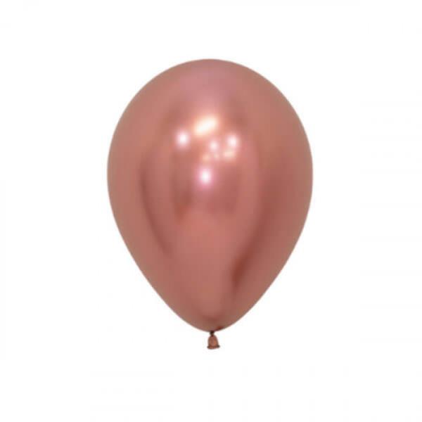 PALLONCINO LATTICE REFLEX ROSE GOLD 12" PZ.12 1 PALLONCINO LATTICE REFLEX ROSE GOLD 12" PZ.12