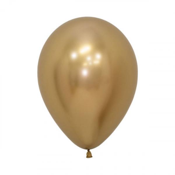 PALLONCINO LATTICE REFLEX ORO 12" PZ.12 1 PALLONCINO LATTICE REFLEX ORO 12" PZ.12