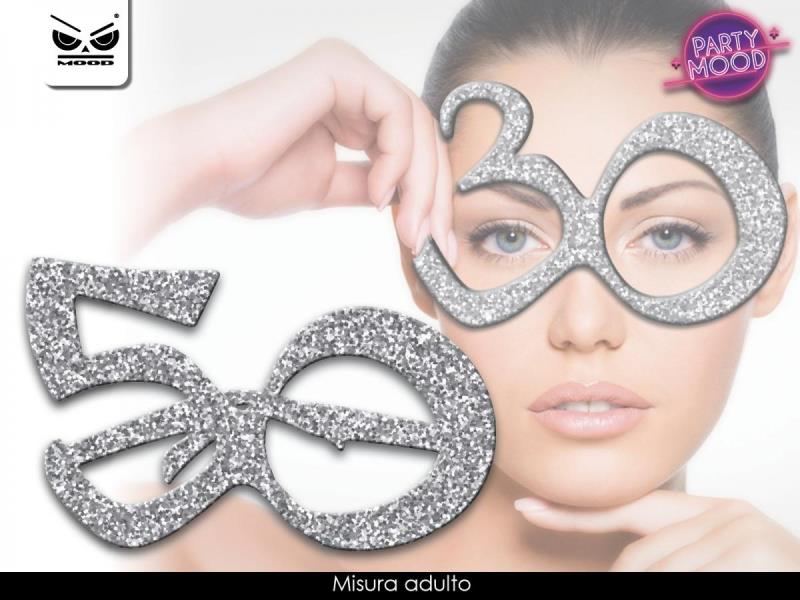 OCCHIALI GLITTER 50 ANNI MOOD 1 OCCHIALI GLITTER 50 ANNI MOOD