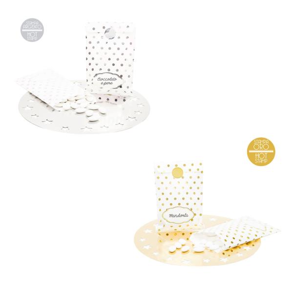 SACCHETTI BIANCHI POIS CM.13X20 PZ.8