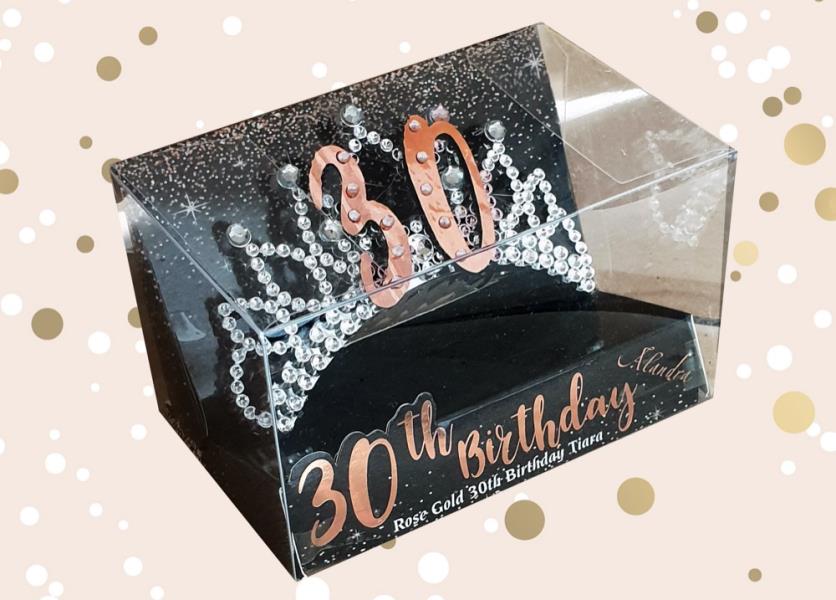 TIARA PETTINESSA ARGENTO ROSE GOLD 30 ANNI 1 TIARA PETTINESSA ARGENTO ROSE GOLD 30 ANNI