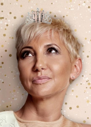 TIARA PETTINESSA ARGENTO ROSE GOLD 40 ANNI