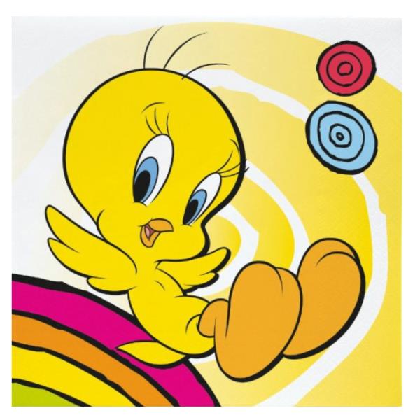 TOVAGLIOLO 33x33 TWEETY CUTIE POP PZ.20 1 TOVAGLIOLO 33x33 TWEETY CUTIE POP PZ.20