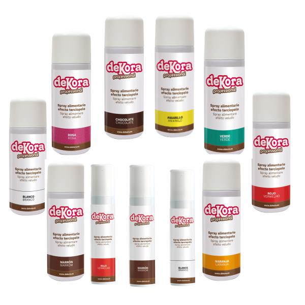 VELLY BURRO DI CACAO SPRAY EFFETTO VELLUTO DEKORA SENZA GLUTINE DISPONIBILI IN DIVERSI COLORI