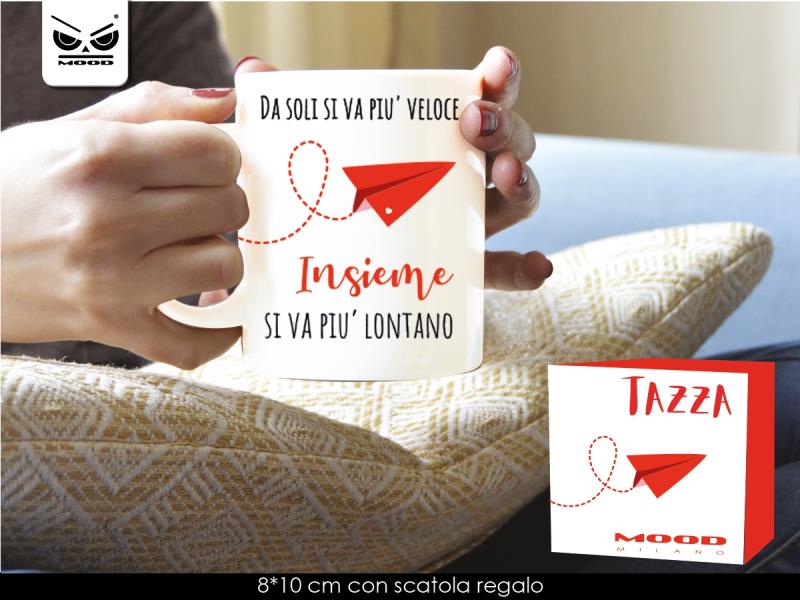 TAZZA INSIEME SI VA PIU' LONTANO 1 TAZZA INSIEME SI VA PIU' LONTANO