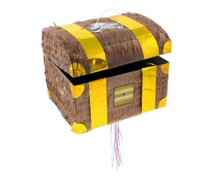 PINATA FORZIERE TESORO PIRATI 30x25x34cm. pz.1 1 PINATA FORZIERE TESORO PIRATI 30x25x34cm. pz.1