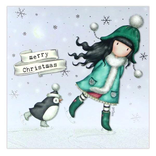 BIGLIETTO GORJUSS SANTORO MERRY CHRISTMAS 1 BIGLIETTO GORJUSS SANTORO MERRY CHRISTMAS