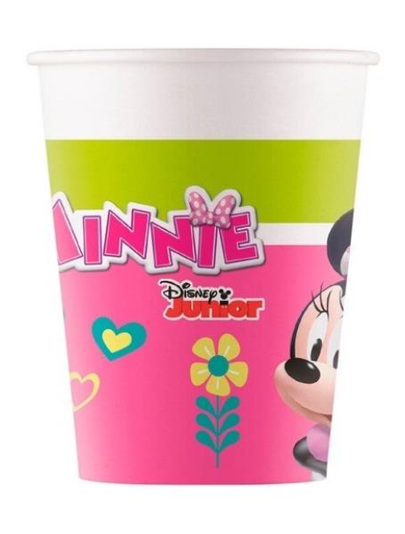 BICCHIERE IN CARTONCINO MINNIE HAPPY HELPERS PZ.8 1 BICCHIERE IN CARTONCINO MINNIE HAPPY HELPERS PZ.8