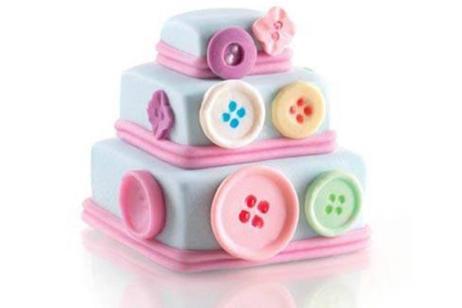 STAMPO SILICONE MINI CAKE QUADRATA SILIKOMART 3 STAMPO SILICONE MINI CAKE QUADRATA SILIKOMART
