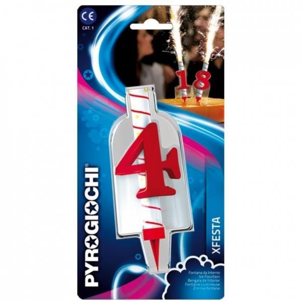CANDELA MAGIC FLAMBE' FESTA 4 ANNI 1 CANDELA MAGIC FLAMBE' FESTA 4 ANNI