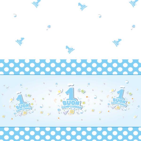 TOVAGLIA 1 COMPLEANNO CELESTE NEW 1 TOVAGLIA 1 COMPLEANNO CELESTE NEW