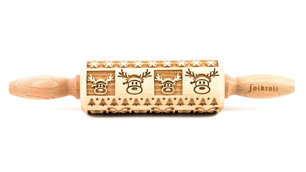 MATTARELLO LEGNO JUNIOR CHRISTMAS JOY pz.1 2 MATTARELLO LEGNO JUNIOR CHRISTMAS JOY pz.1