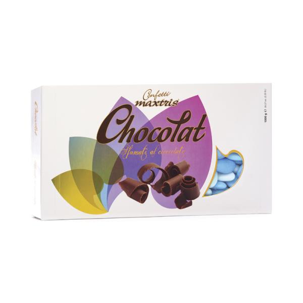 CONFETTI CIOCCOLATO SFUMATI AZZURRI 1 CONFETTI CIOCCOLATO SFUMATI AZZURRI