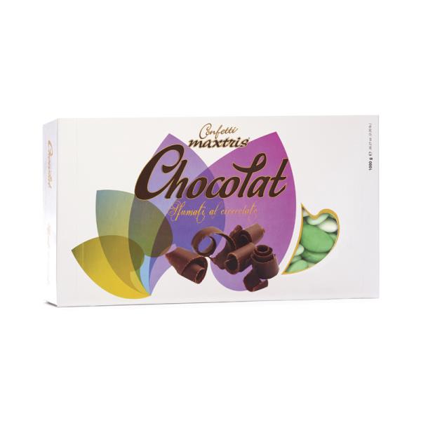 CONFETTI CIOCCOLATO SFUMATI VERDI 1 CONFETTI CIOCCOLATO SFUMATI VERDI