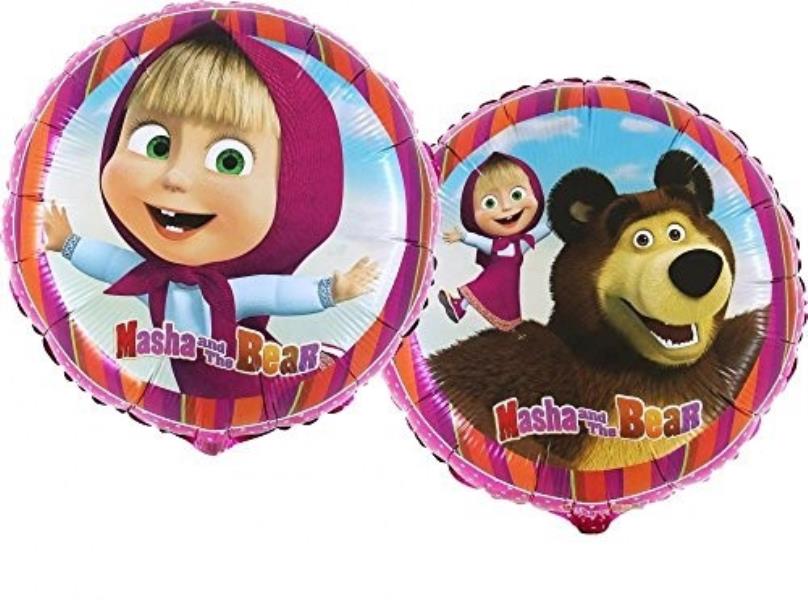 PALLONCINO MYLAR 18'' MASHA E ORSO
