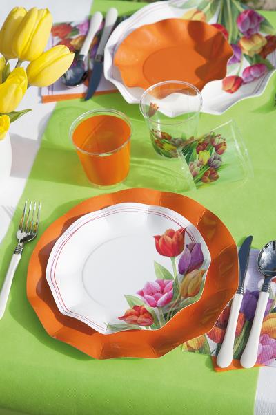 TOVAGLIOLO 33x33 TULIPANI COLORATI Ex.Tra.™ 4 TOVAGLIOLO 33x33 TULIPANI COLORATI Ex.Tra.™
