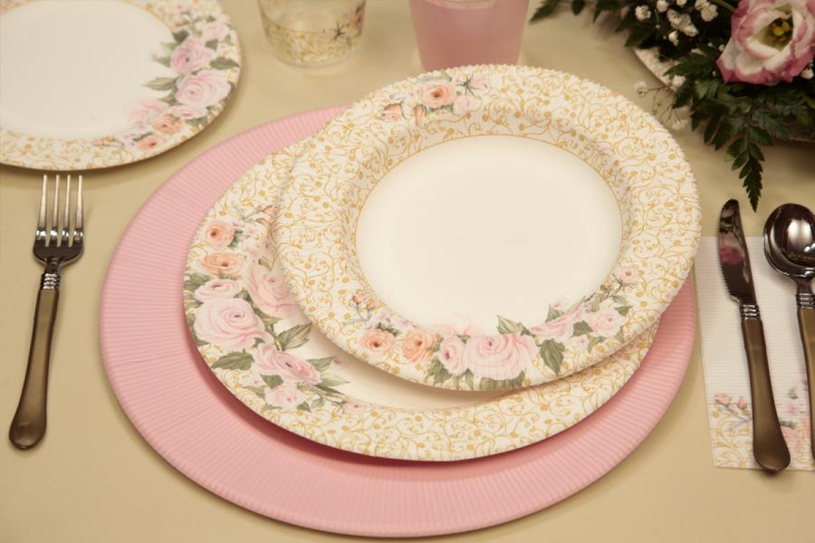 PIATTO DESSERT Ø21 cm. RIGHE ROSE FLOWER Ex.Tra.™ pZ.8 7 PIATTO DESSERT Ø21 cm. RIGHE ROSE FLOWER Ex.Tra.™ pZ.8
