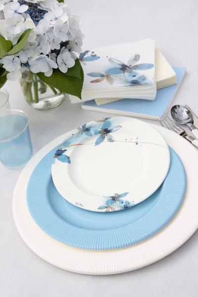 TOVAGLIOLO 33x33 BLUE FLOWERS Ex.Tra.™ pz.20 4 TOVAGLIOLO 33x33 BLUE FLOWERS Ex.Tra.™ pz.20