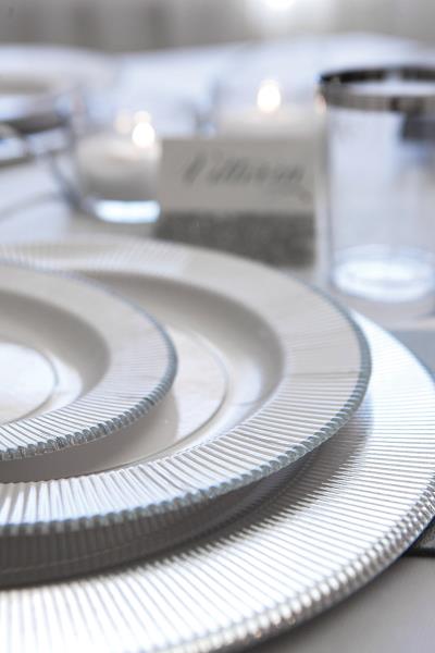 PIATTO PIANO RIGHE CLASSIC SILVER Ex.Tra.™ 3 PIATTO PIANO RIGHE CLASSIC SILVER Ex.Tra.™
