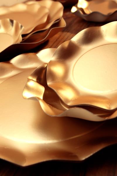 PIATTO DESSERT Ø21 cm. ORO SATINATO EX.TRA. pz.8 5 PIATTO DESSERT Ø21 cm. ORO SATINATO EX.TRA. pz.8