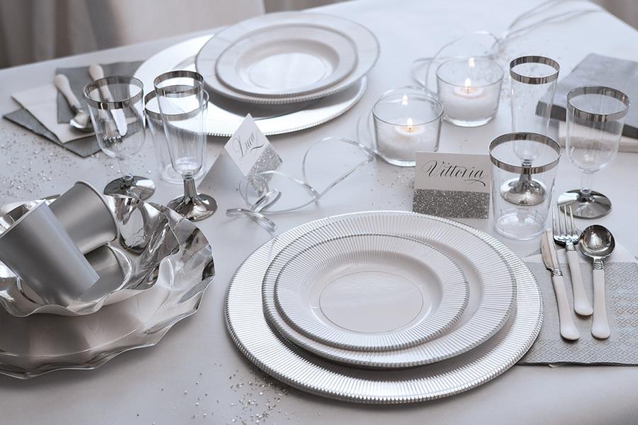 PIATTO DESSERT RIGHE CLASSIC SILVER Ex.Tra.™ 4 PIATTO DESSERT RIGHE CLASSIC SILVER Ex.Tra.™